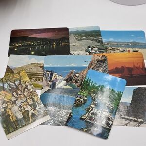Vintage Lot Of 10 Mexico Travel Postcards Lot – Scenic Views & Landmarks